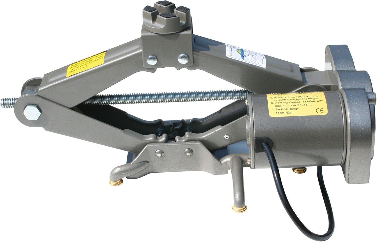 Black Bull EJ212 12 Volt Fully Automatic Electric Car Jack for Emergen