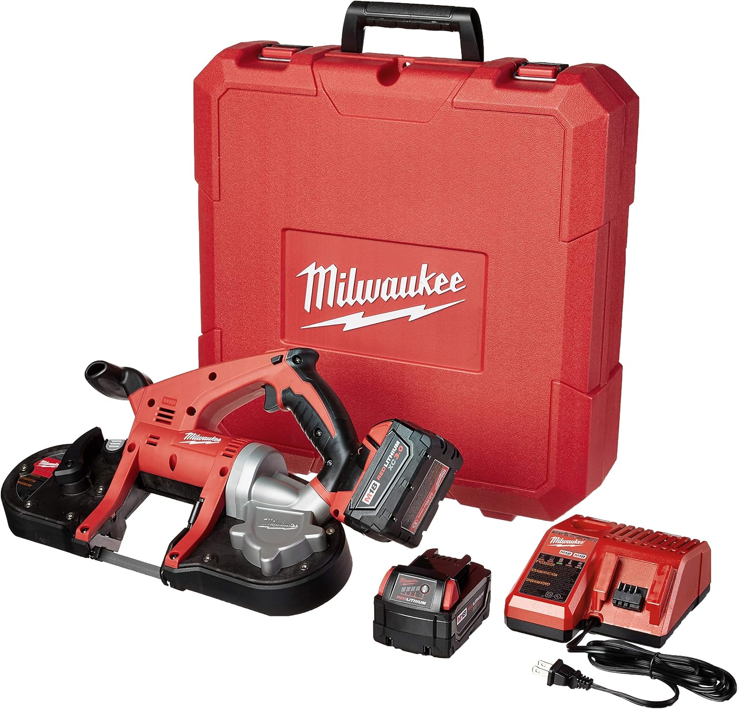 Milwaukee 2629-22 M18 18-Volt Cordless Portable Band Saw Kit with Batt