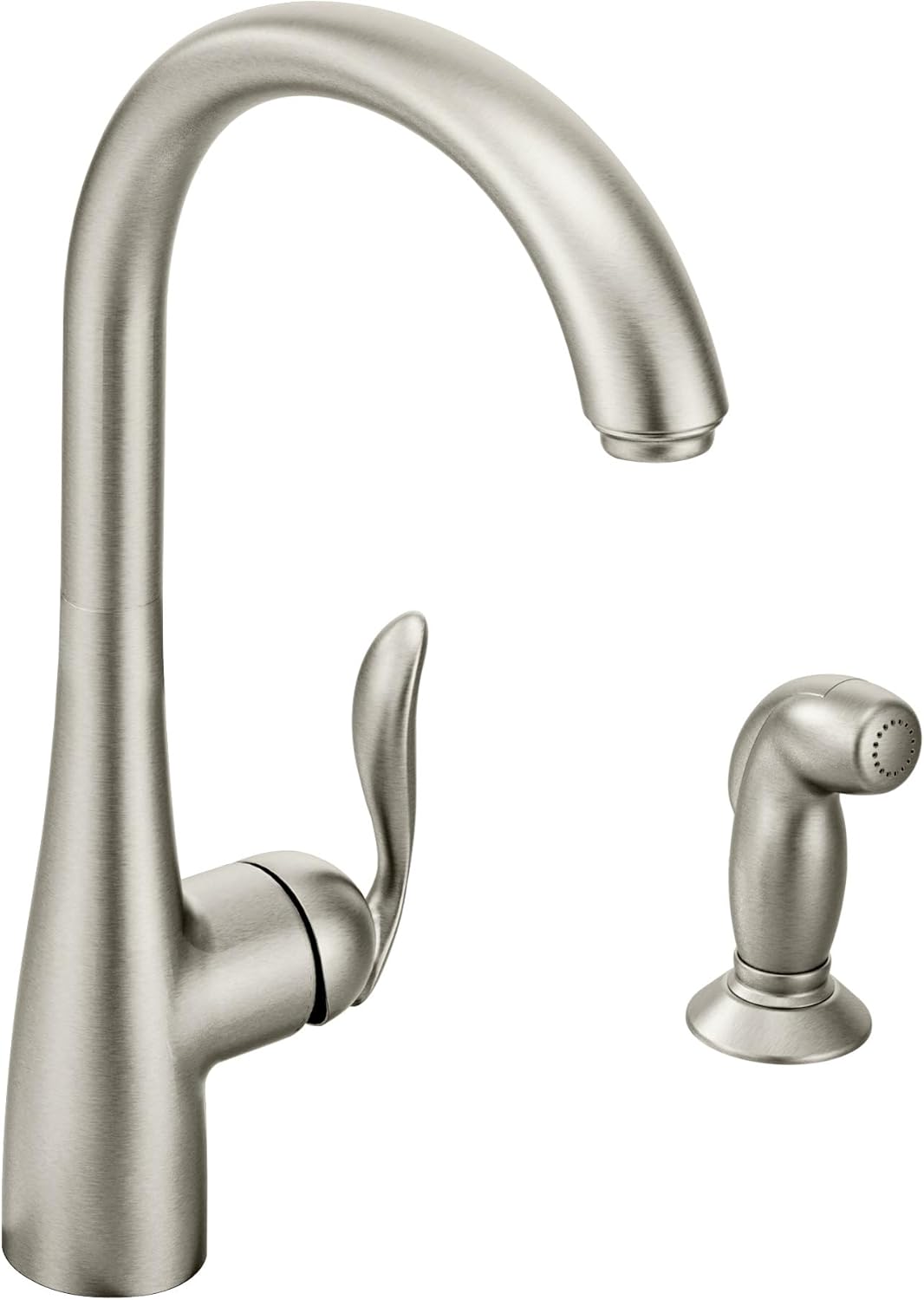 Moen Arbor Spot Resist Stainless High Arc Kitchen Faucet with One-Hand
