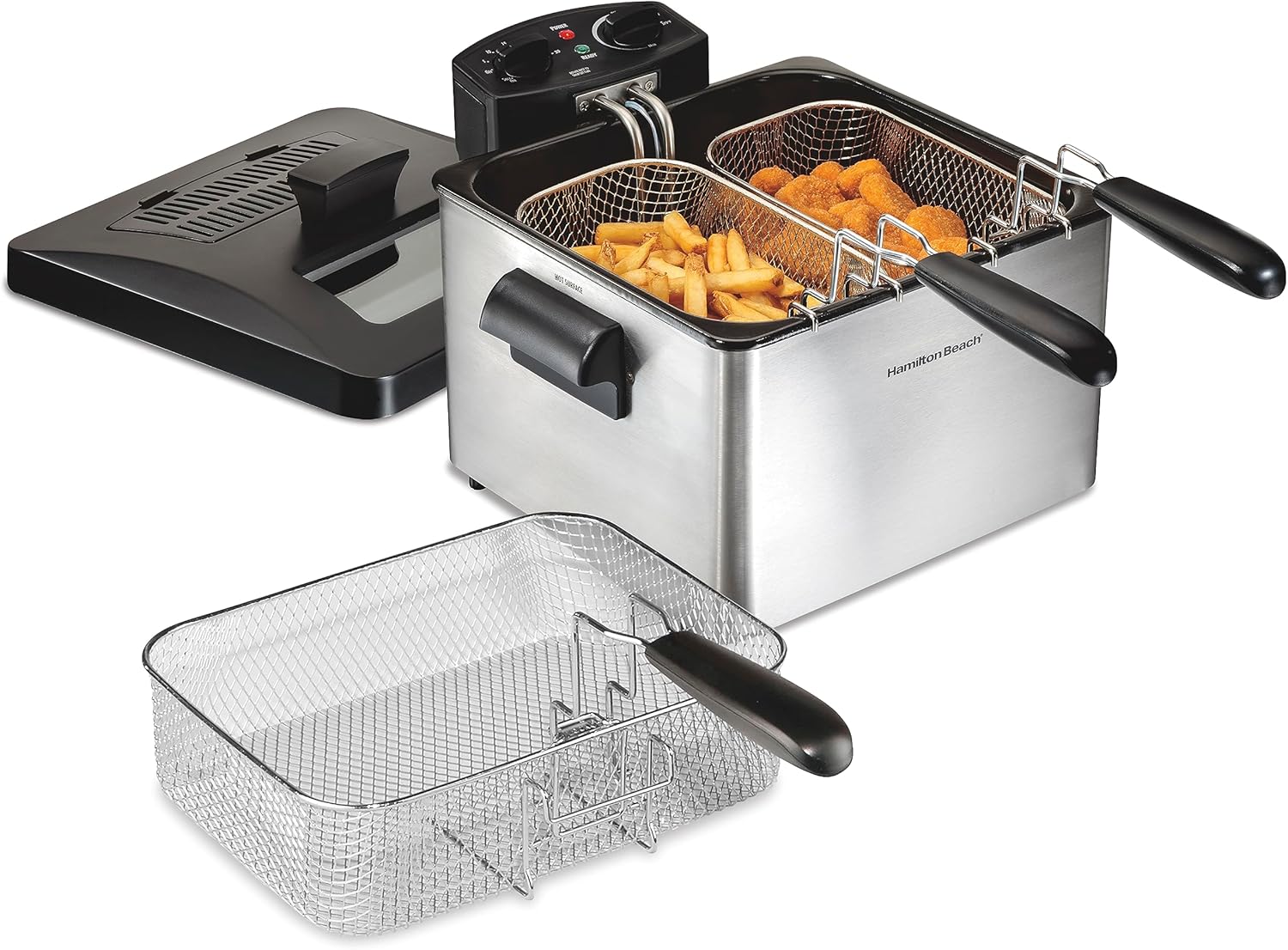 Hamilton Beach 35034 Professional Electric Deep Fryer, 4.5L Stainless 