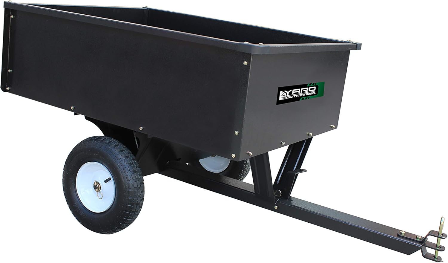 Yard Commander Heavy-Duty 500 lb Steel Dump Cart for Hauling Yard Wast