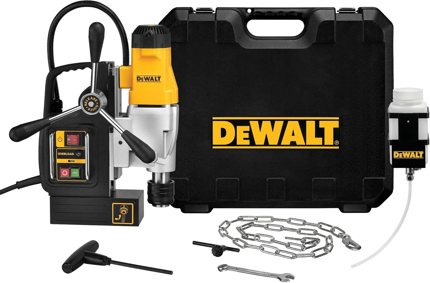 DEWALT DWE1622K Magnetic Drill Press: 2-inch Capacity, 10-Amp Motor, w