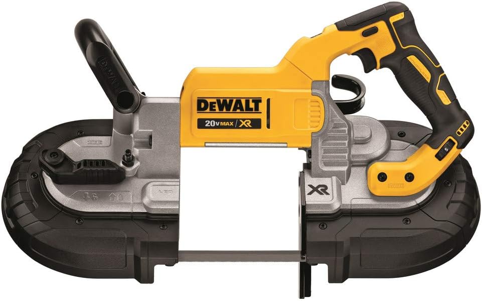 DEWALT DCS374B 20V MAX Portable Band Saw, 5-Inch Deep Cut, Integrated 