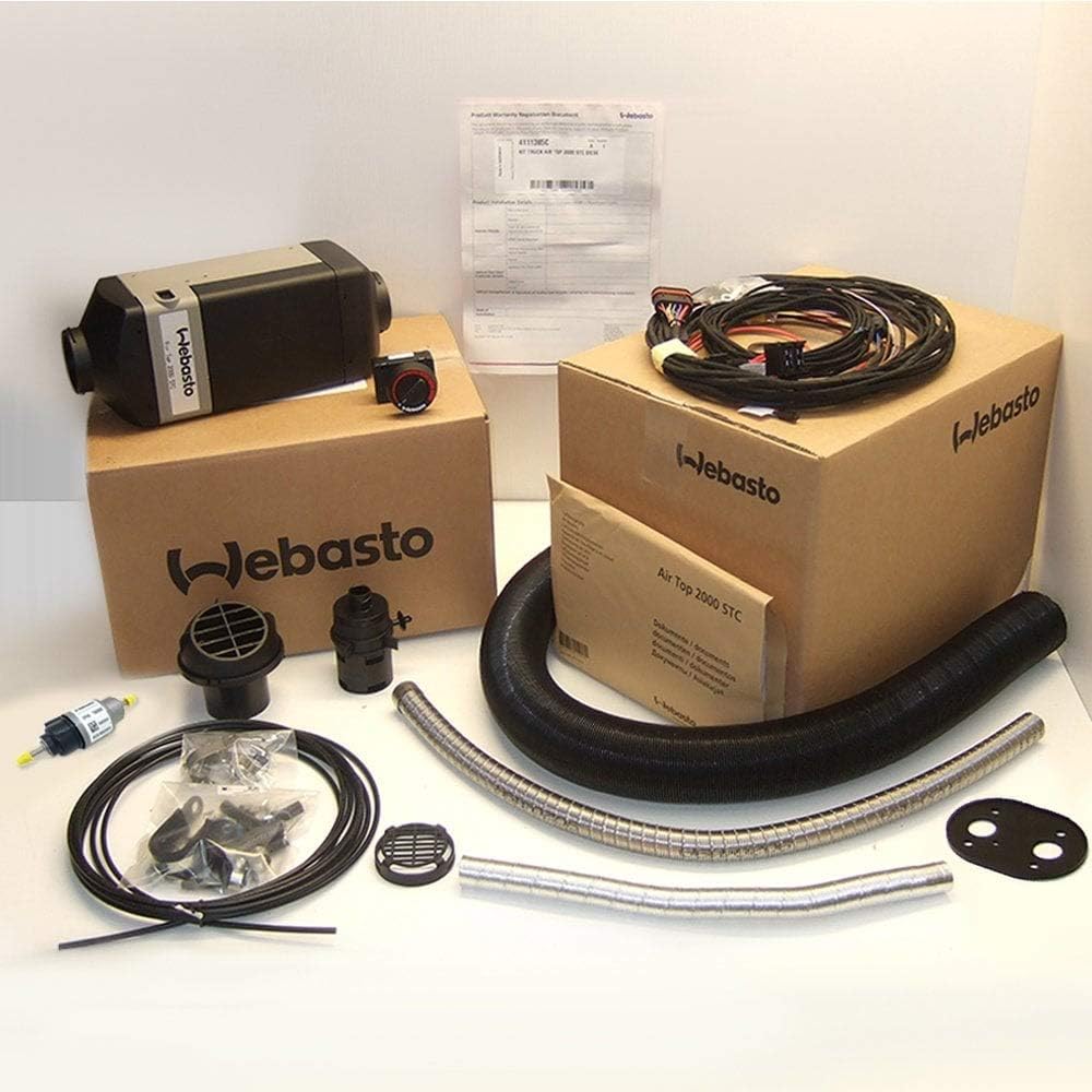 Webasto Air Top 2000 STC 12V Diesel Heater Kit, Single Outlet.