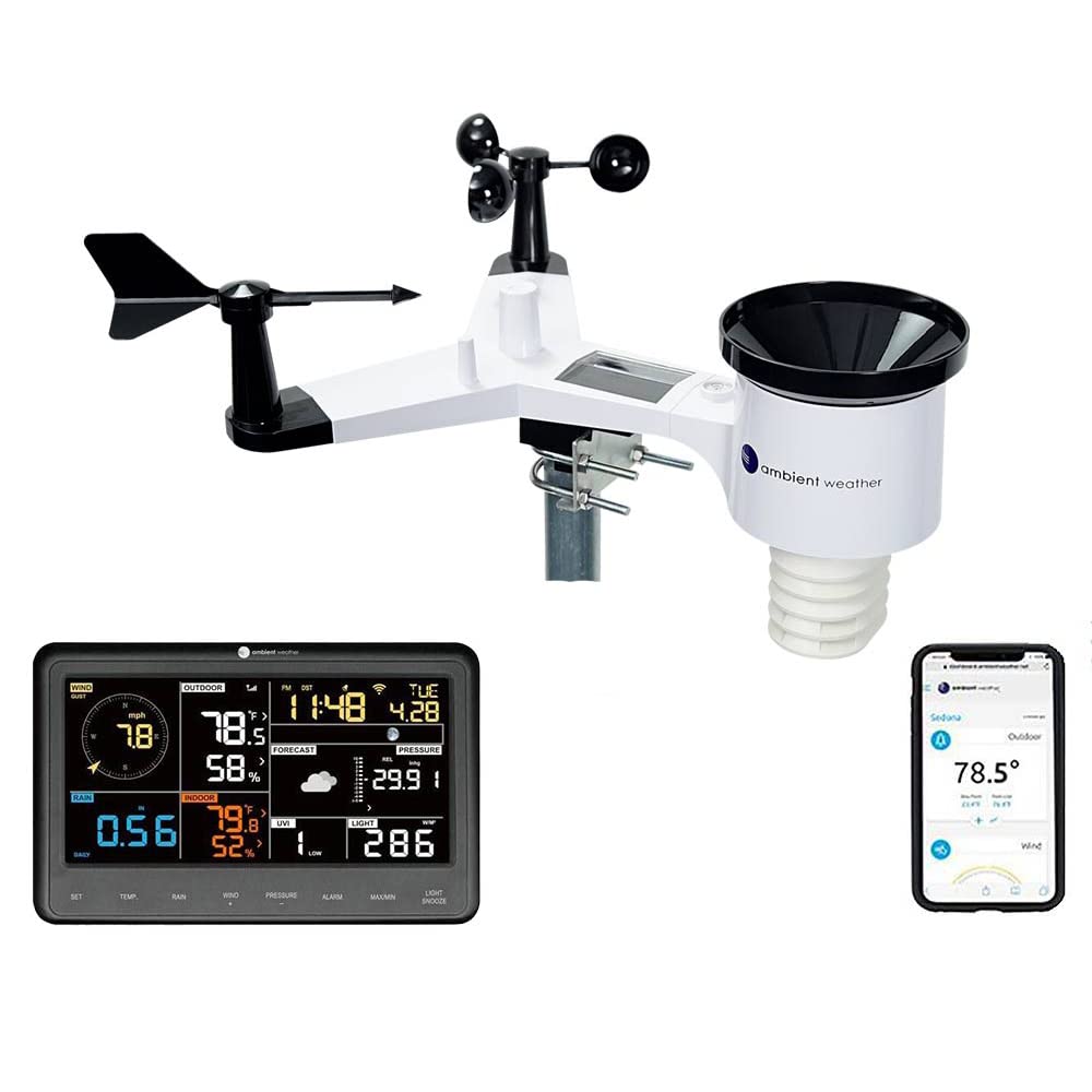 Ambient Weather WS-2902 WiFi Smart Weather Station for Advanced Home M