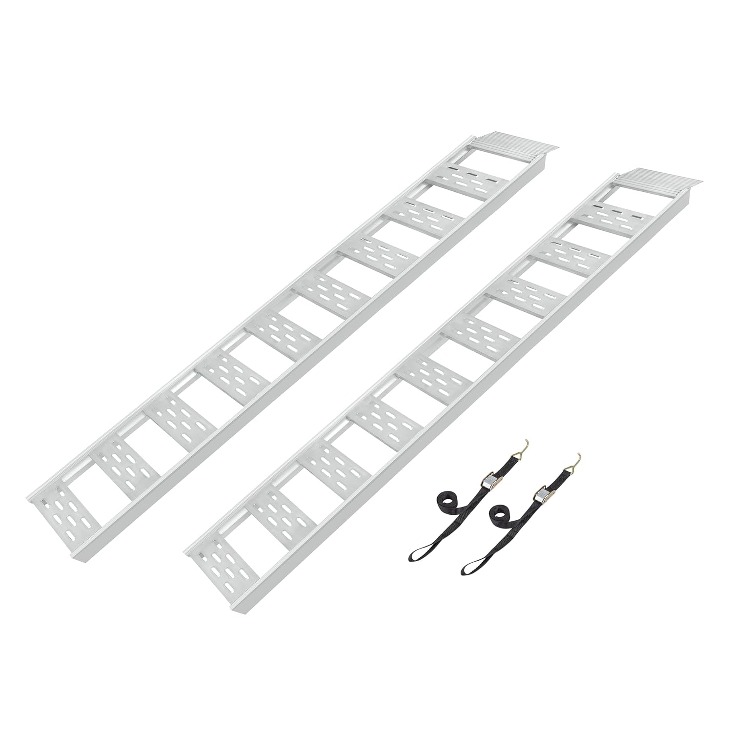 CARGOSMART Aluminum Fixed Ramps (2 Pcs), 1250LBS, 78"L x 12"W ATV.