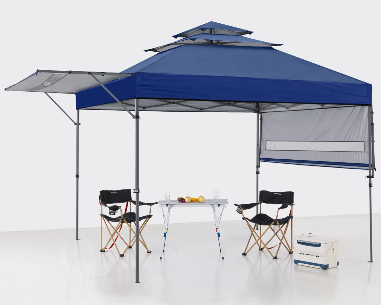 ABCCANOPY 3-Tier Pop-up Gazebo Instant Canopy with Adjustable Dual Hal