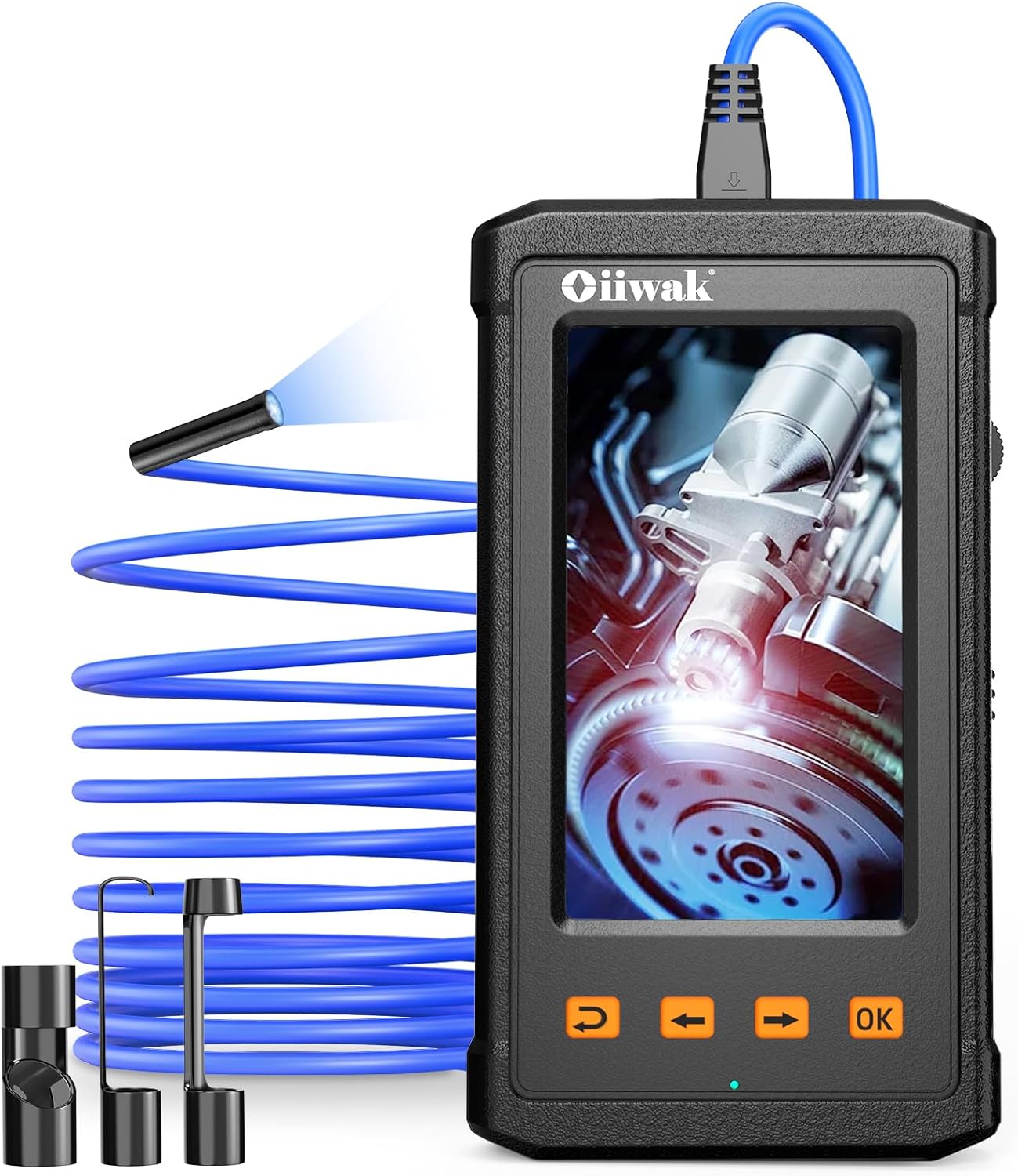 Oiiwak Endoscope Camera: 5.5mm, 4.3
