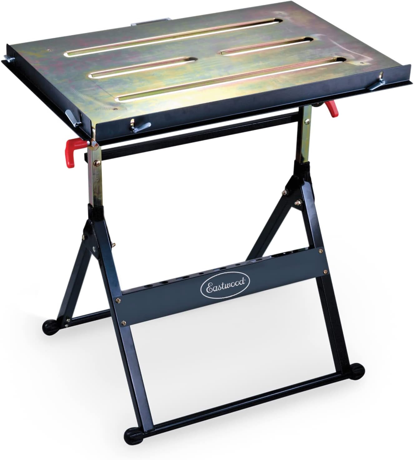 Eastwood Adjustable Steel Welding Table, Heavy-Duty Industrial Workben