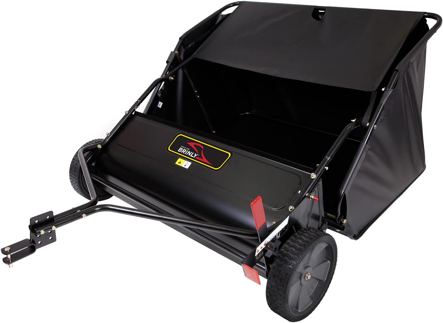 Brinly STS-427LXH-A 42-Inch Tow-Behind Lawn Sweeper, High-Capacity Des