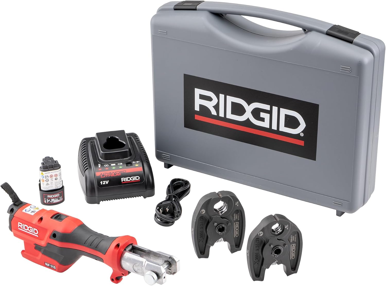 RIDGID 72553 RP 115 Mini Press Tool Kit, 1/2