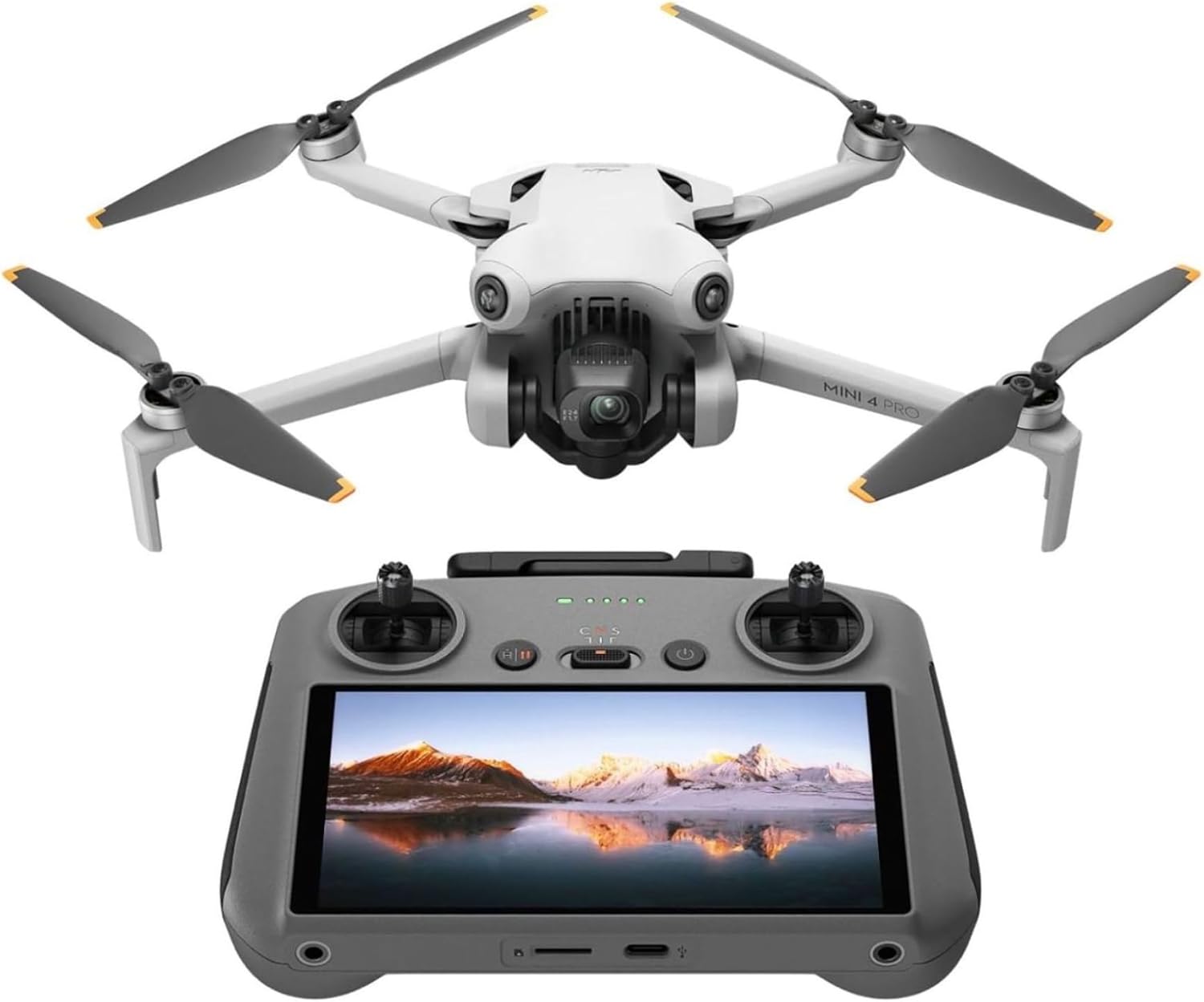 DJI Mini 4 Pro (RC 2) 4K Drone: Under 249g, 34-Min Flight, 20km Range,