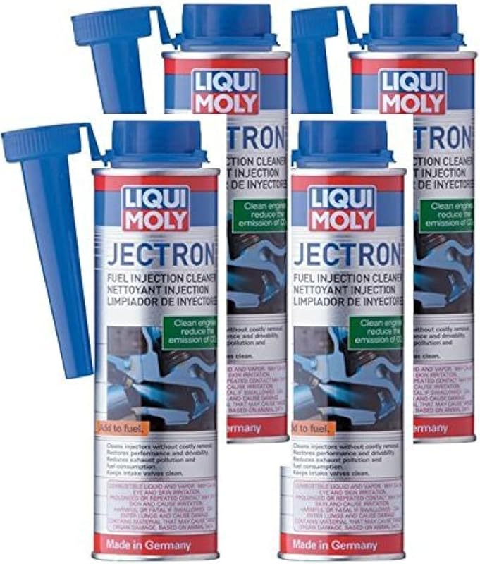 Liqui Moly Jectron Gasoline Fuel Injection Cleaner (4-Pack) - Improves