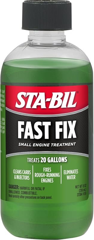 STA-BIL Fast Fix 8oz Small Engine Treatment: Cleans Carbs & Injectors,