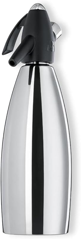 iSi North America Classic Mesh Soda Siphon for Carbonating Beverages,