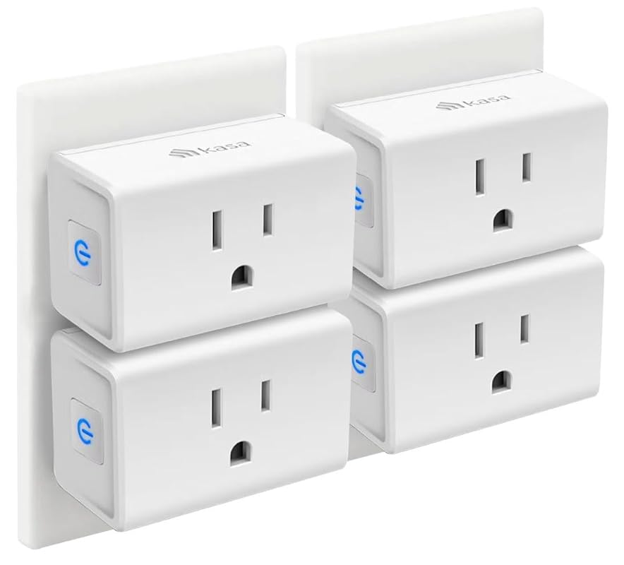 Kasa EP10P4 Smart Plug Mini 15A Outlet, Alexa & Google Home, No Hub, U