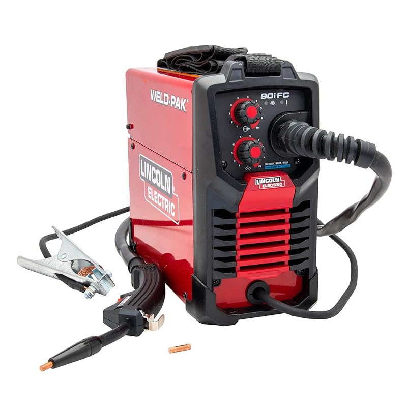 Lincoln Electric 90i FC Flux Core Wire Feed Welder, 120V Portable Mach