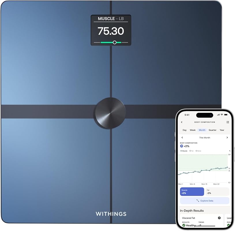 Withings Body Smart Accurate Wi-Fi & Bluetooth Smart Scale for Body We