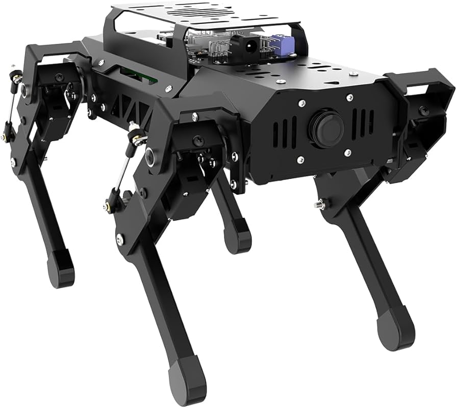 PuppyPi Advanced Robot Dog: ChatGPT AI, ROS, Vision, Voice, SLAM Mappi