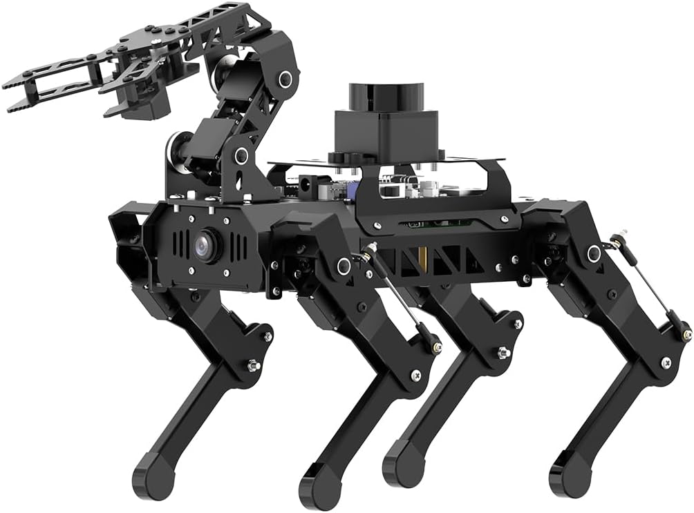 PuppyPi Ultimate Robot Dog: ChatGPT AI, ROS, Vision, Voice, SLAM Mappi