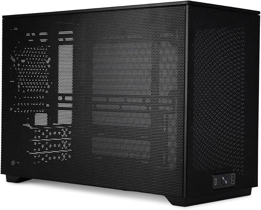 SSUPD Meshroom D Black Mini-ITX SFF Case: Full Mesh Side Panel, Tool-F
