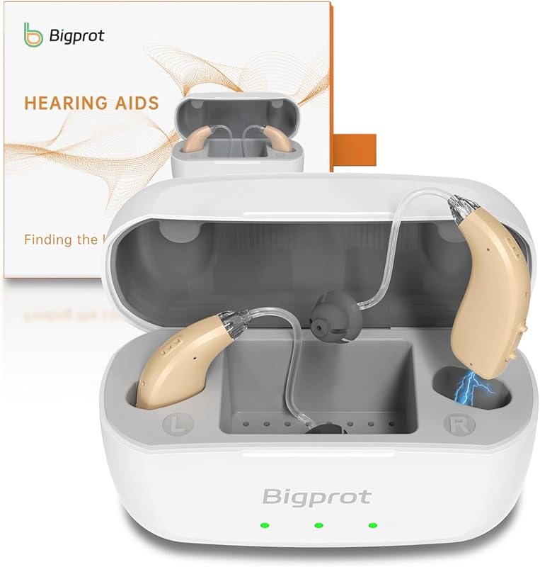 Rechargeable OTC Hearing Aids for Seniors: Digital Chip, Smart Noise R