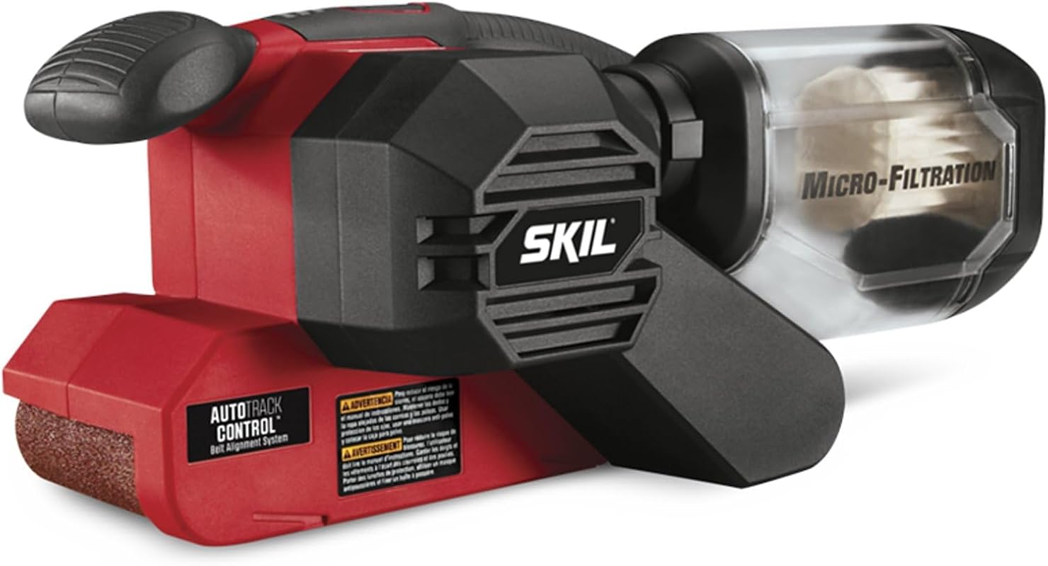SKIL 7510-01 6 Amp 3x18-inch Belt Sander with Pressure Control for Eff