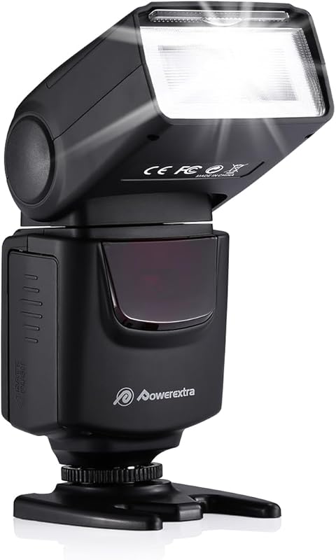 Powerextra Professional DF-400 Speedlite Camera Flash for Canon, Nikon