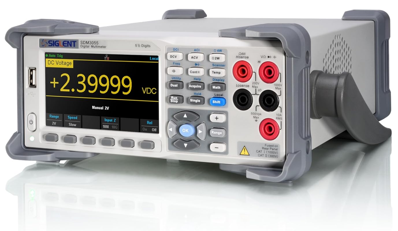 Siglent Technologies SDM3055 5.5 Digit Digital Multimeter, High Precis