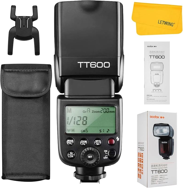 Godox TT600 2.4G Wireless Flash Speedlite, Master/Slave with Trigger f