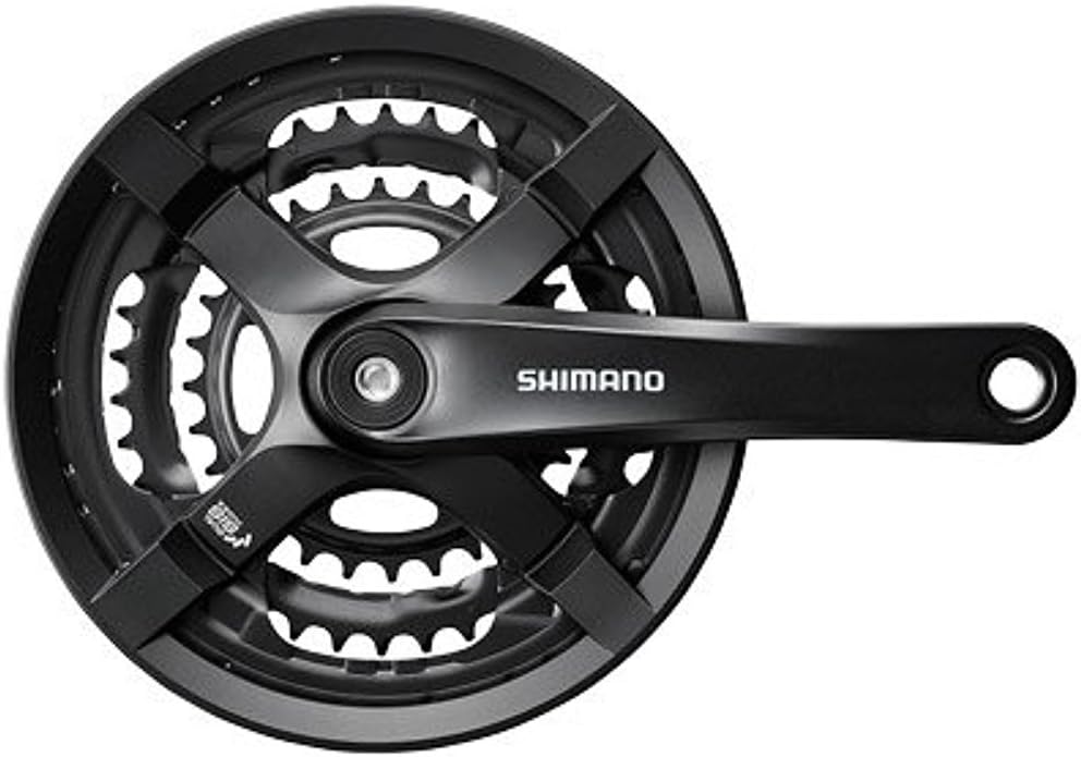 Shimano FC-TY501 Crankset, 6/7/8 Speed, 170mm/175mm Arms, 24/34/42 & 2
