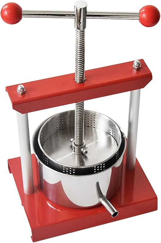 SQUEEZE master Manual Press, 3 Litre Stainless Steel for Cheese, Herb,