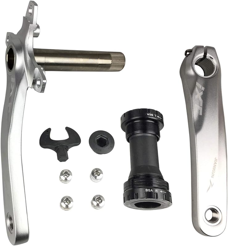 Generic MTB Crank Arm Set 170mm 104 BCD, Bottom Bracket, Bolts for Mou
