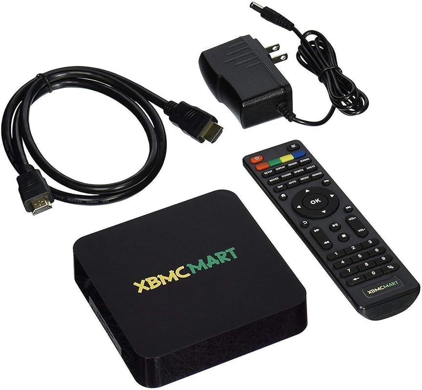 XBMCMart Smart Android TV Box Player, Quad Core 64 Bit for 4K Streamin