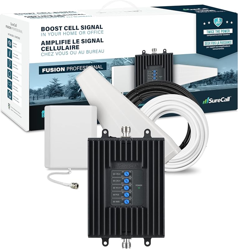 SureCall Fusion Professional Cell Signal Booster: 8000 sq ft, Pro-Grad