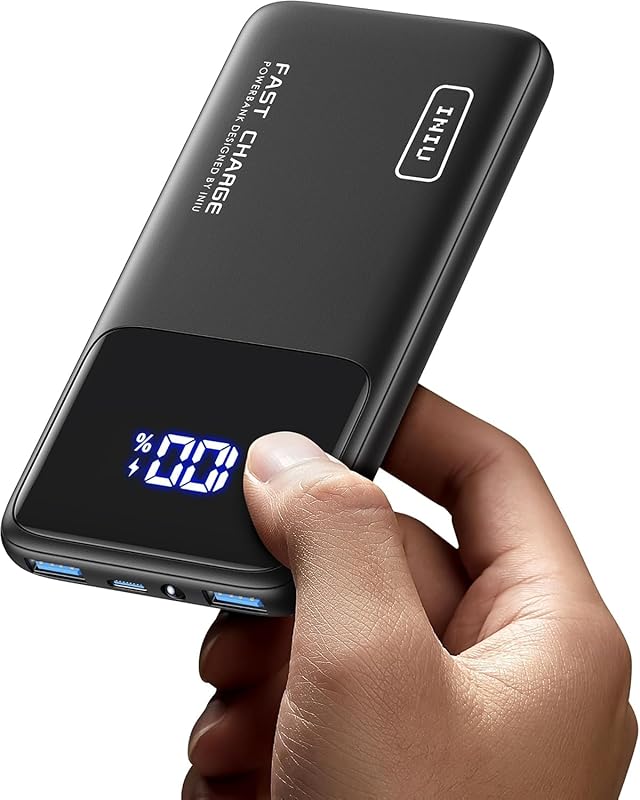 INIU Slimmest 10000mAh USB-C Portable Power Bank, 22.5W PD Fast Batter