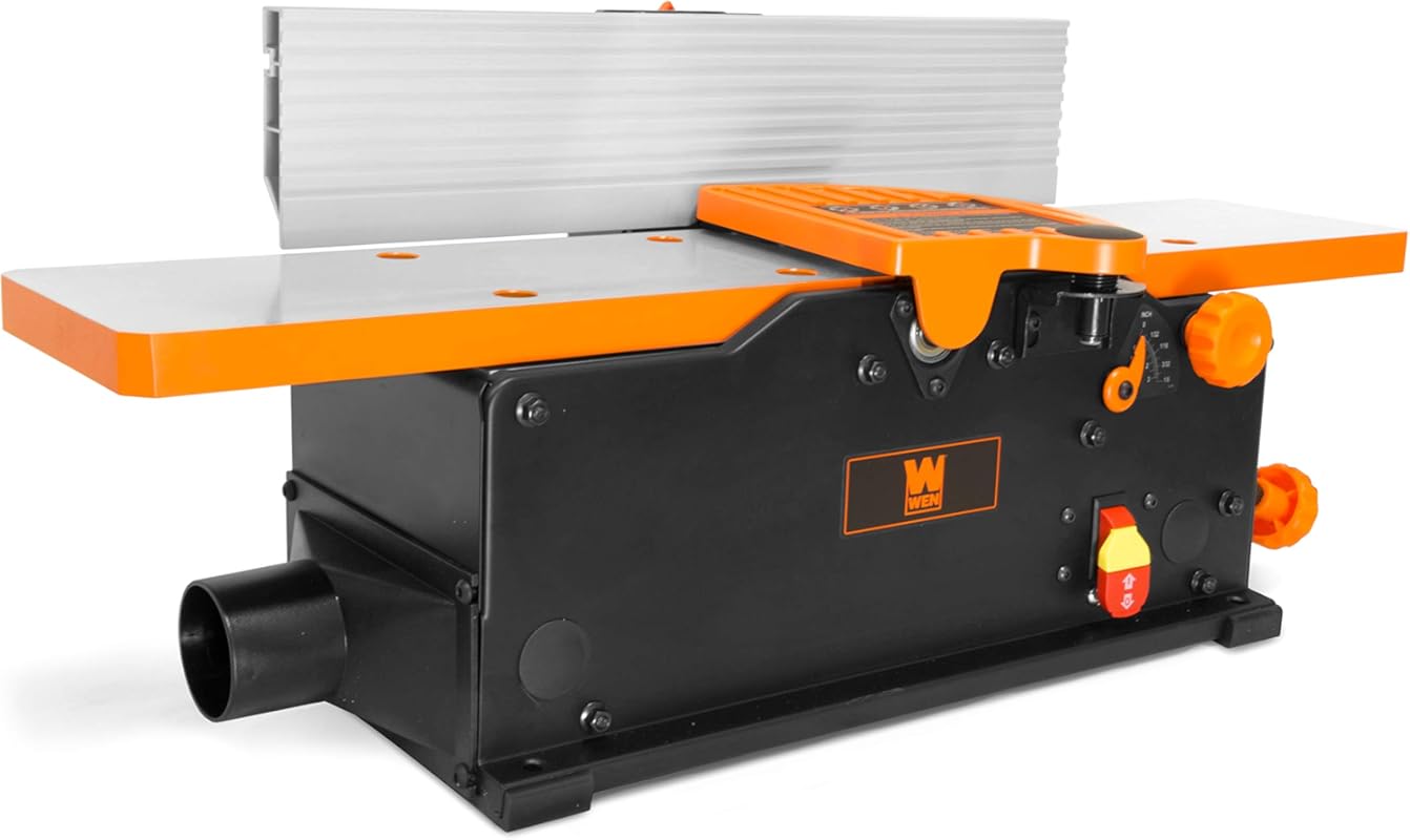 WEN JT630H 6-Inch Spiral Benchtop Jointer with 10-Amp Motor for Precis