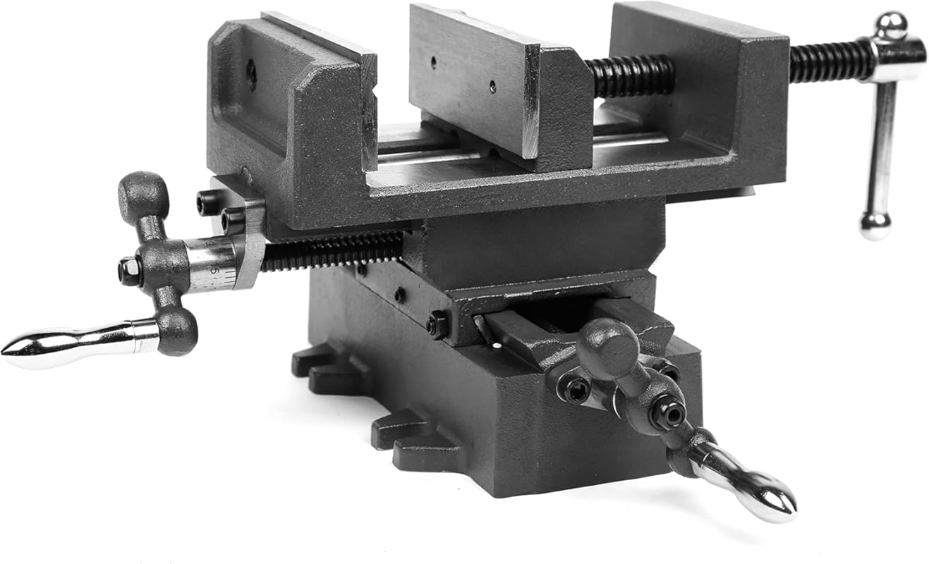 WEN CV414 4.25-Inch Cross Vise with Compound Slide for Mills and Drill