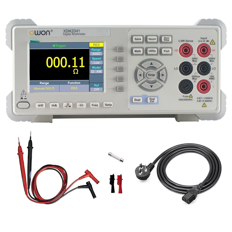 OWON XDM2041 Digital Multimeter, 55000 Counts, True RMS AC Current/Vol