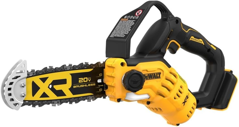 Dewalt DCCS623B Cordless 20V 8-Inch Pruning Chainsaw for Efficient Bra