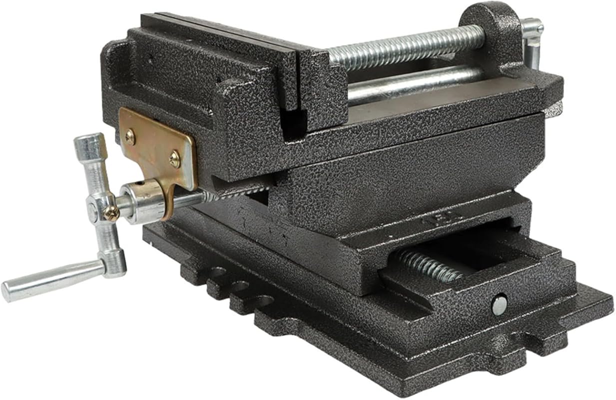 findmall 6-inch Heavy Duty Benchtop Cross Slide Drill Press Vise, X-Y