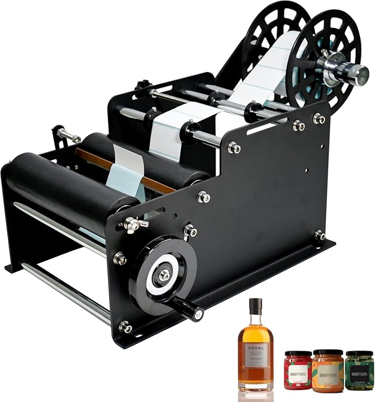Manual Adjustable Round Bottle Labeling Machine for Bottles 0.78-4.72 