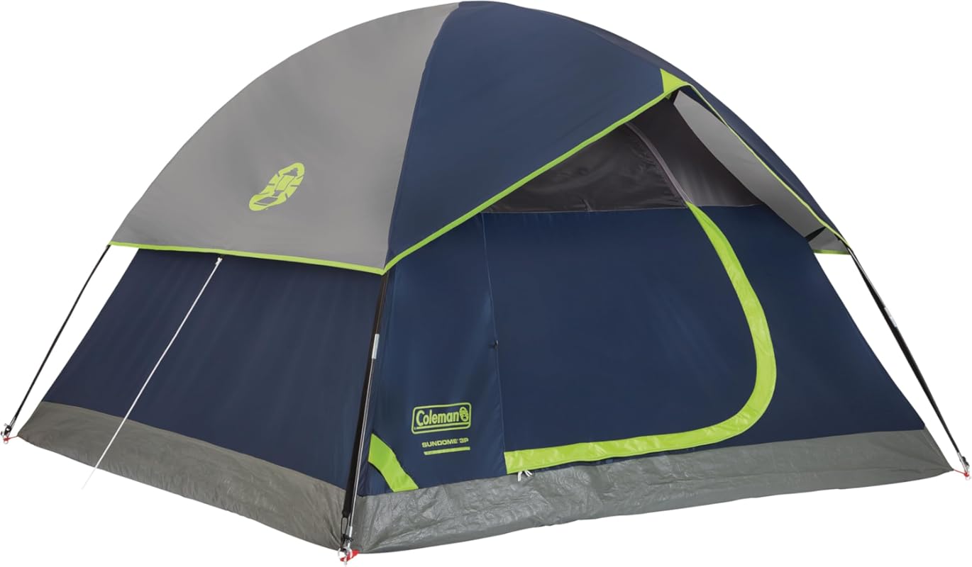 Coleman Sundome 2/3/4/6 Person Camping Tent with Rainfly