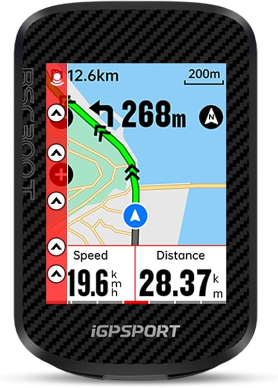 iGPSPORT BSC300T Wireless GPS Bike Computer: Touchscreen, Offline Map 