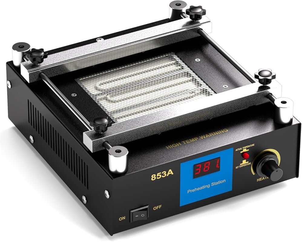 853A Infrared Preheating Soldering Hot Plate, 110V 450W for SMD BGA Re