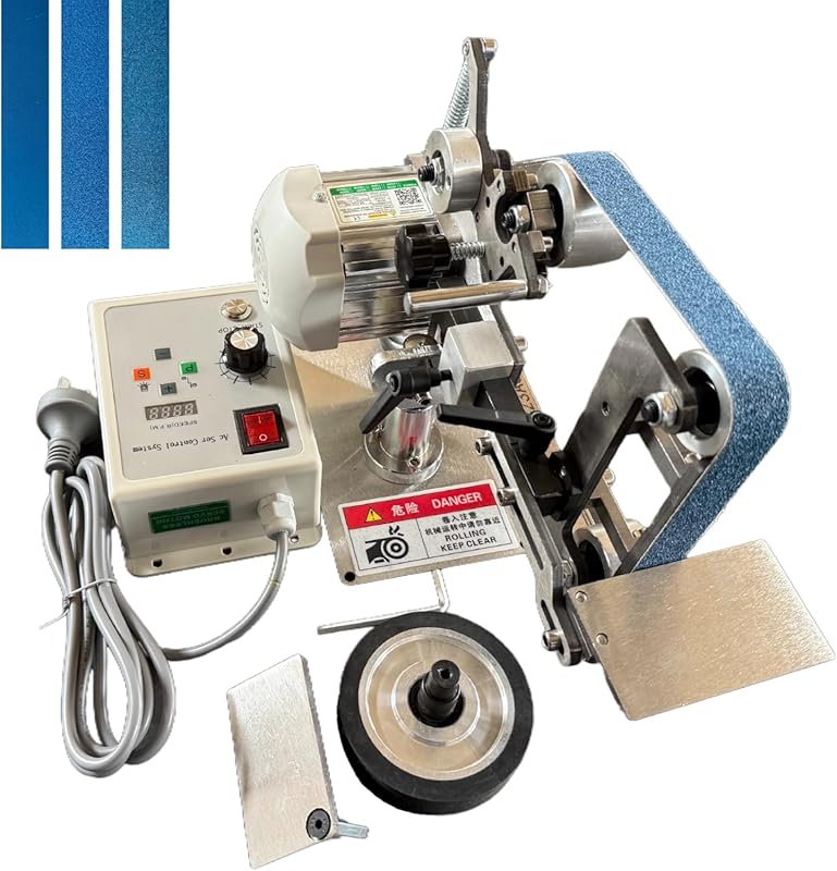 Variable Speed 30x1-Inch Electric Belt Grinder Sander with VFD, 550W f