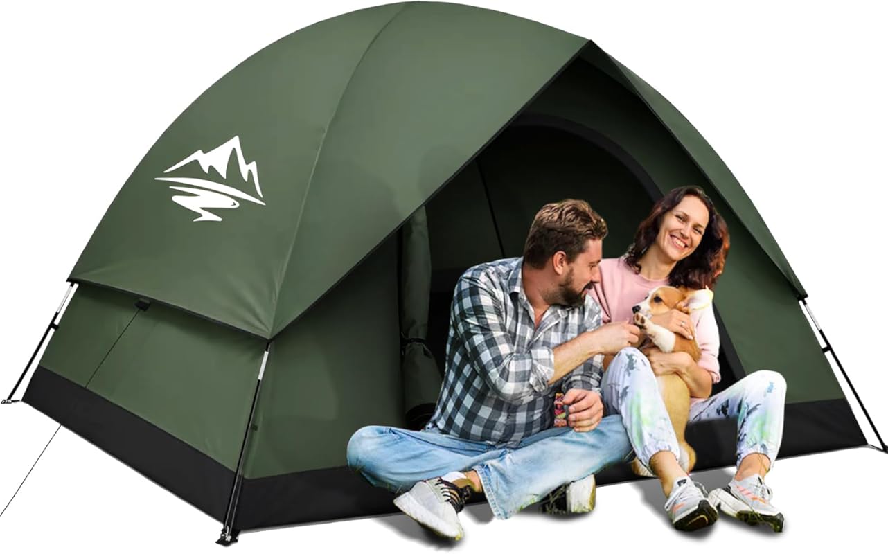 2/3/4 Person Dome Camping Tent with Rainfly