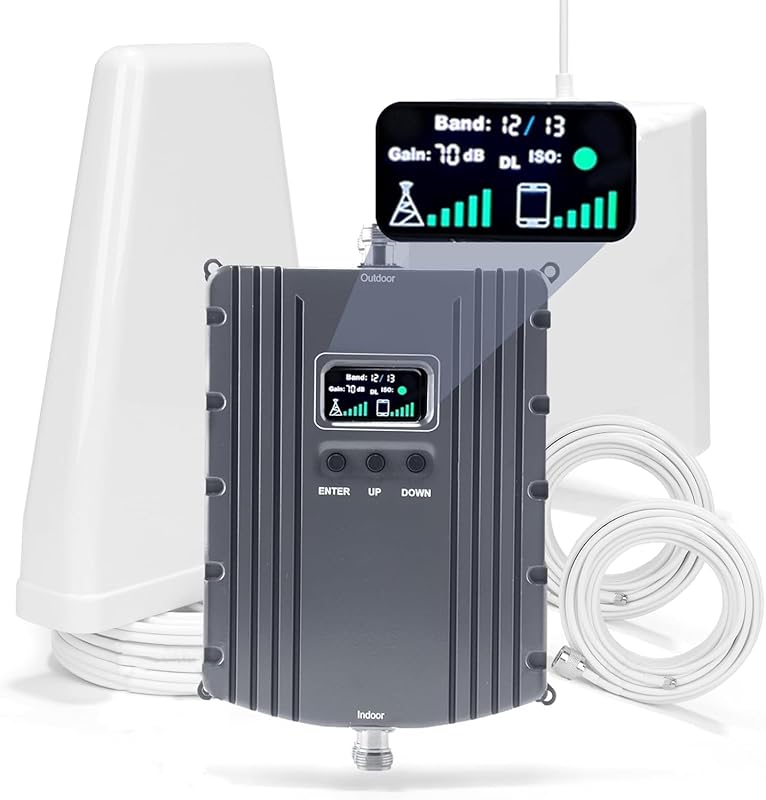 Cell Phone Signal Booster: Home & Office, 5500 sq ft, Boosts 5G 4G LTE