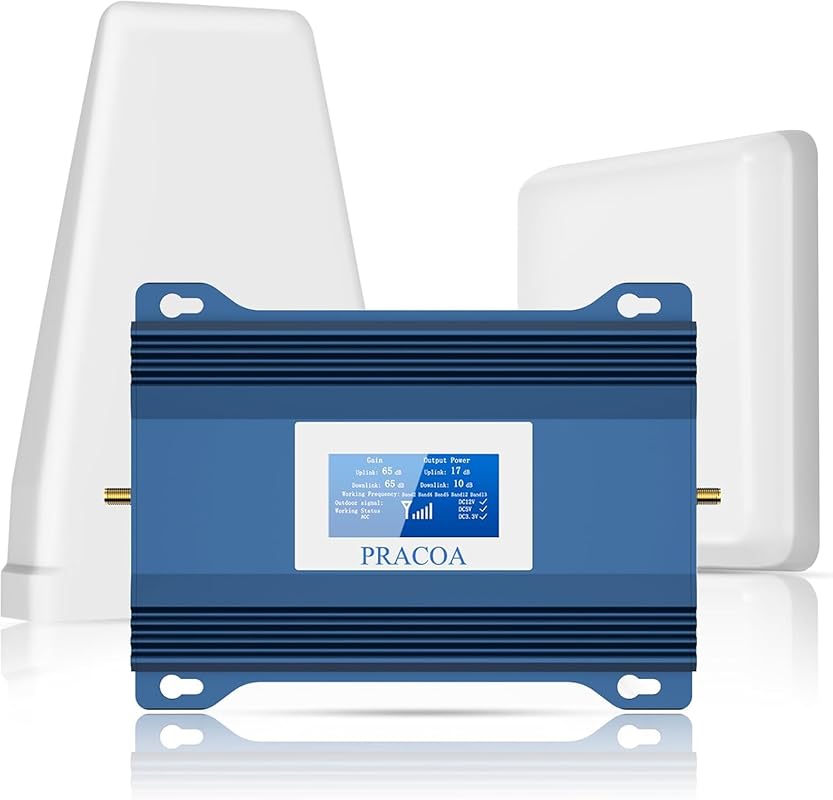 Multi-Carrier Cell Phone Signal Booster: Boosts 5G 4G LTE 3G for All U