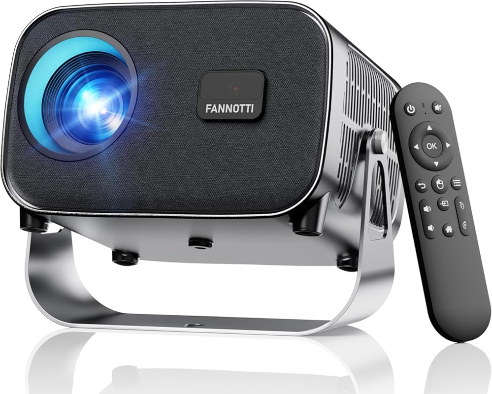 800 ANSI Native 1080P Smart Projector, WiFi, Bluetooth, Built-in Apps,